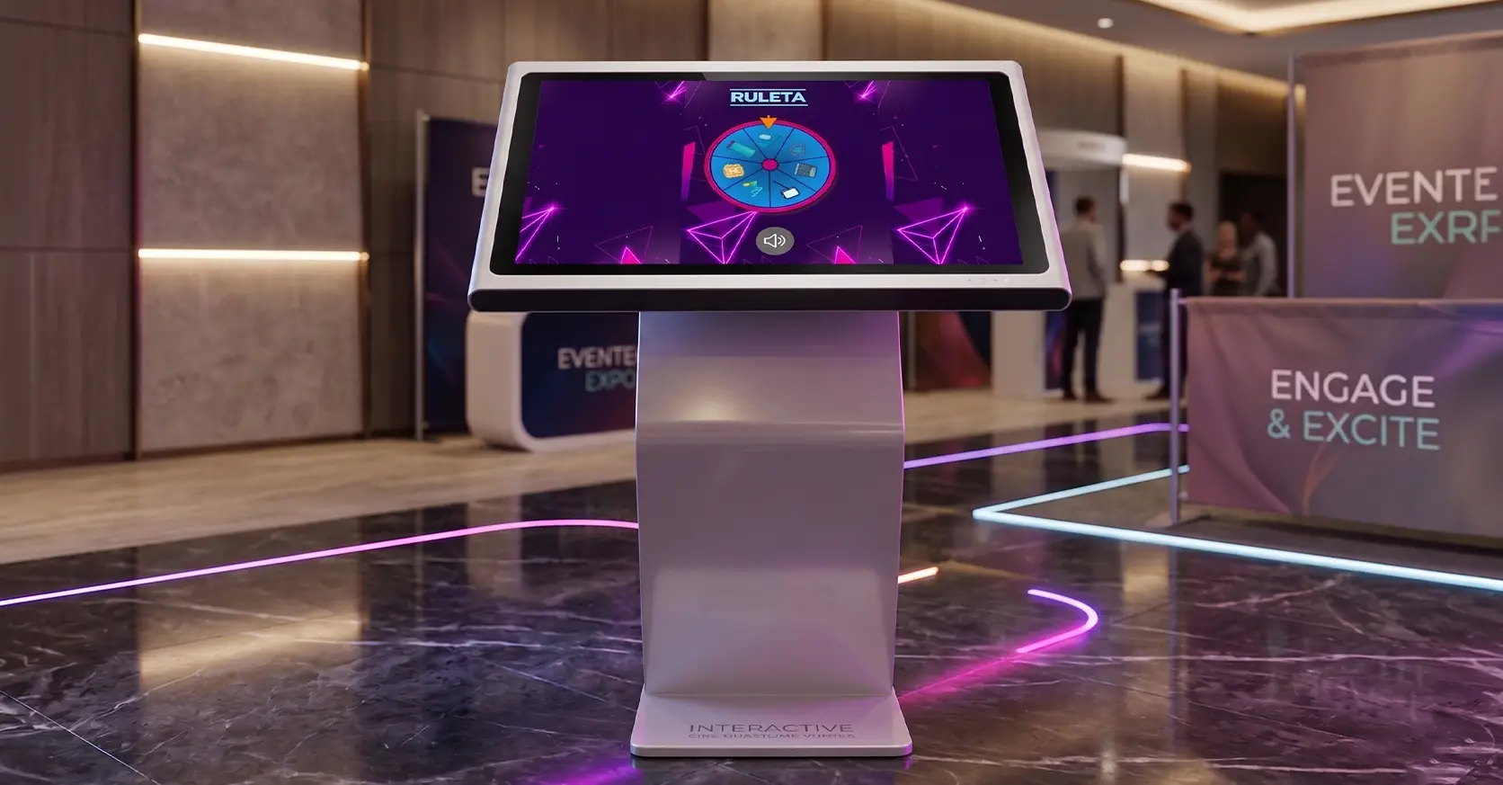 Podio Interactivo Eventos Entrada Alquiler