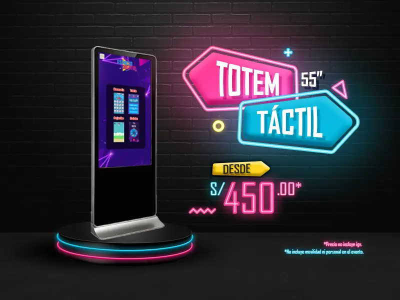 Tótem Táctil 55